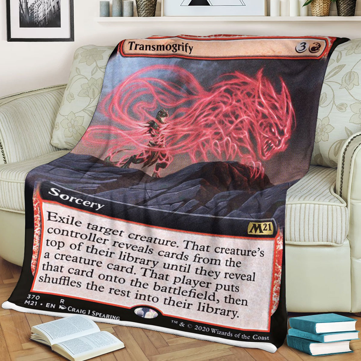 Magic The Gathering M21 370 Transmogrify Blanket Magic The Gathering M21 370 Transmogrify Blanket
