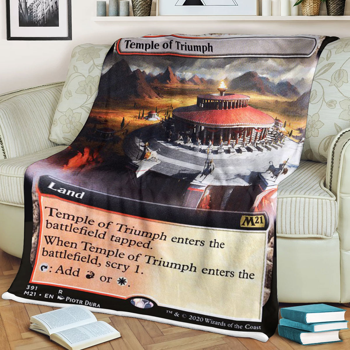 Magic The Gathering M21 391 Temple Of Triumph Blanket 2 Magic The Gathering M21 391 Temple Of Triumph Blanket 2
