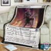 Magic The Gathering M21 41 Tempered Veteran Card Fleece Blanket