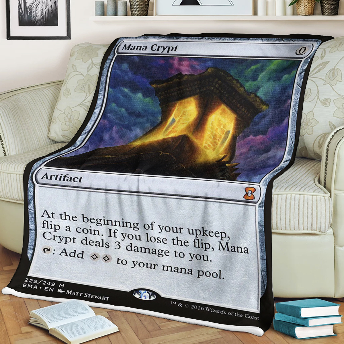 Magic The Gathering Mana Crypt Blanket Magic The Gathering Mana Crypt Blanket