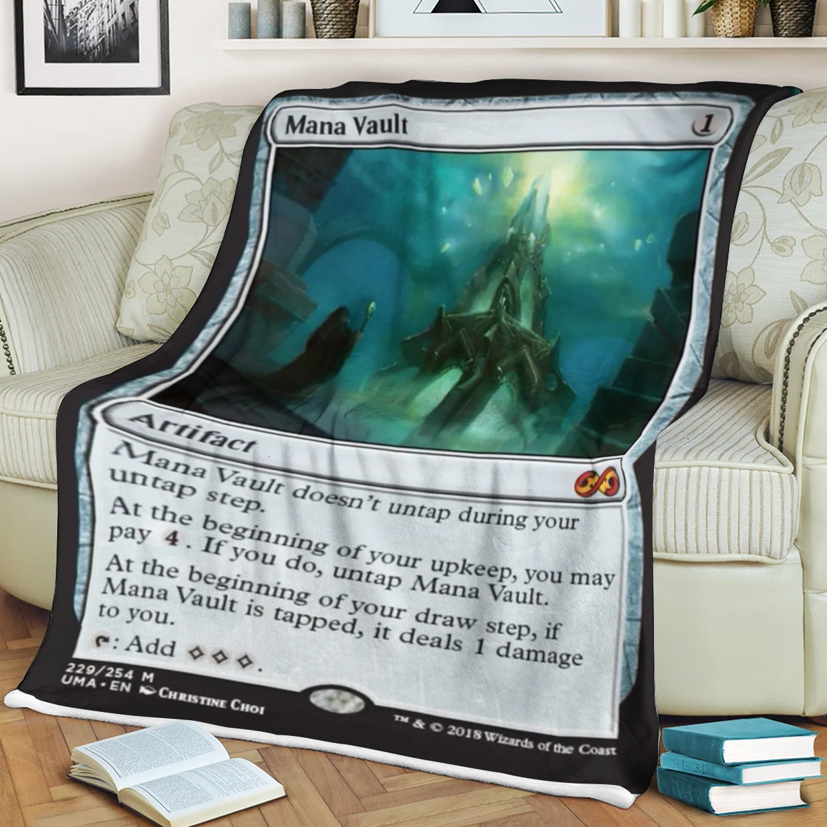 Magic The Gathering Mana Vault Blanket Magic The Gathering Mana Vault Blanket