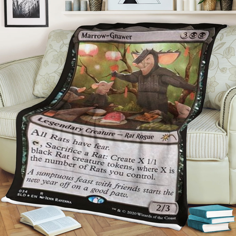 Magic The Gathering Marrow Gnawer Blanket Magic The Gathering Marrow Gnawer Blanket