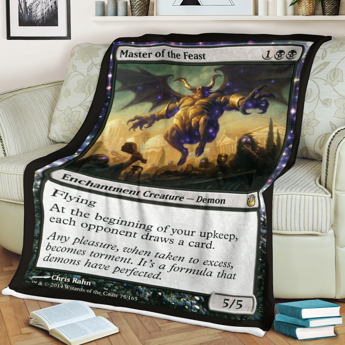 Magic The Gathering Master Of The Feast Blanket Magic The Gathering Master Of The Feast Blanket