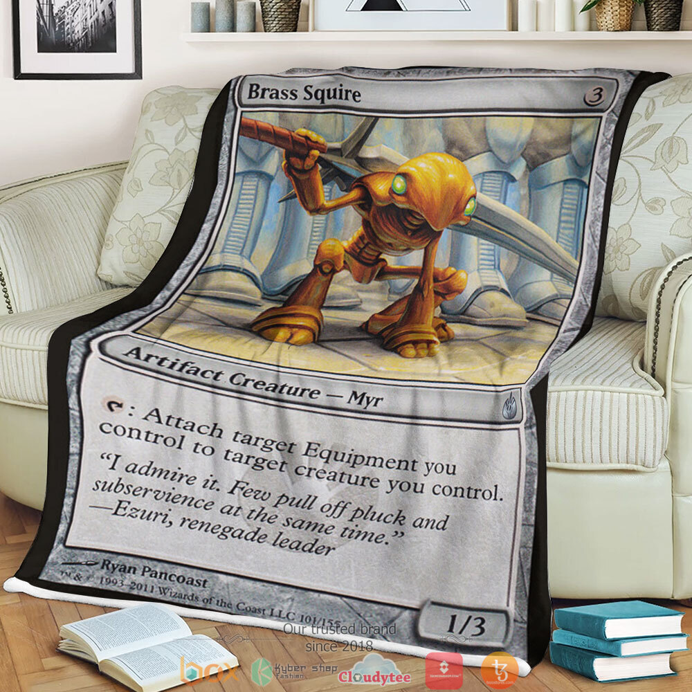 Magic The Gathering Mbs 101 Brass Squire Blanket Magic The Gathering Mbs 101 Brass Squire Blanket