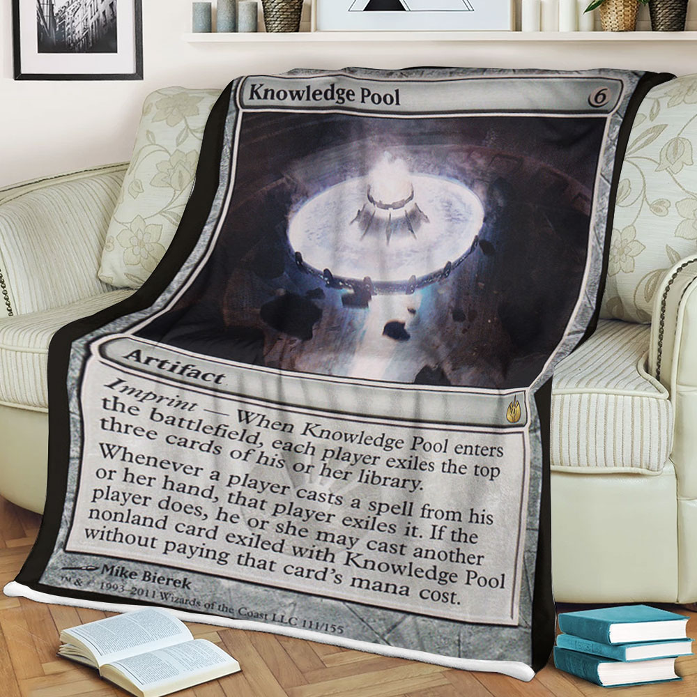 Magic The Gathering Mbs 111 Knowledge Pool Blanket Magic The Gathering Mbs 111 Knowledge Pool Blanket