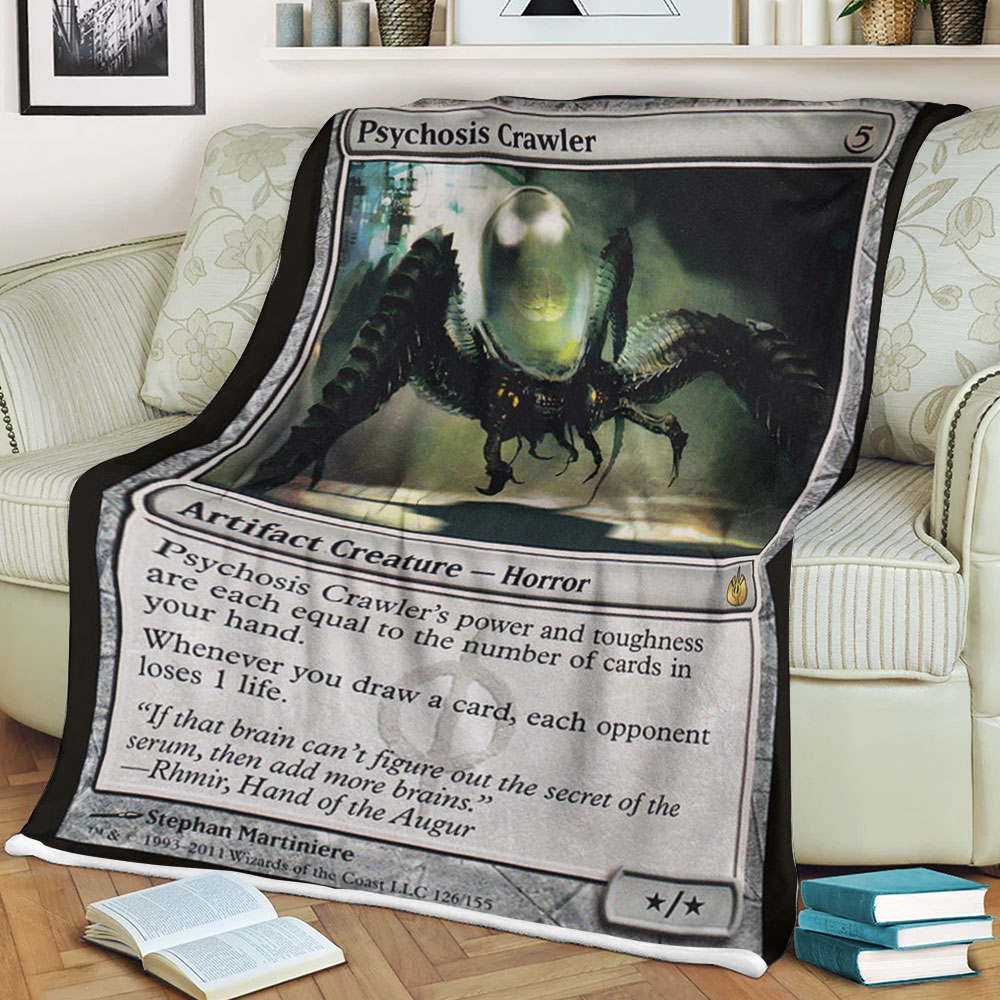 Magic The Gathering Mbs 126 Psychosis Crawler Blanket Magic The Gathering Mbs 126 Psychosis Crawler Blanket