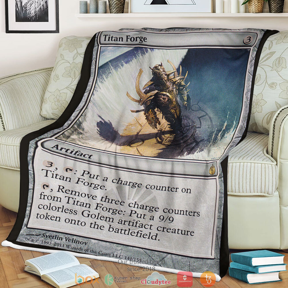 Magic The Gathering Mbs 141 Titan Forge Blanket Magic The Gathering Mbs 141 Titan Forge Blanket