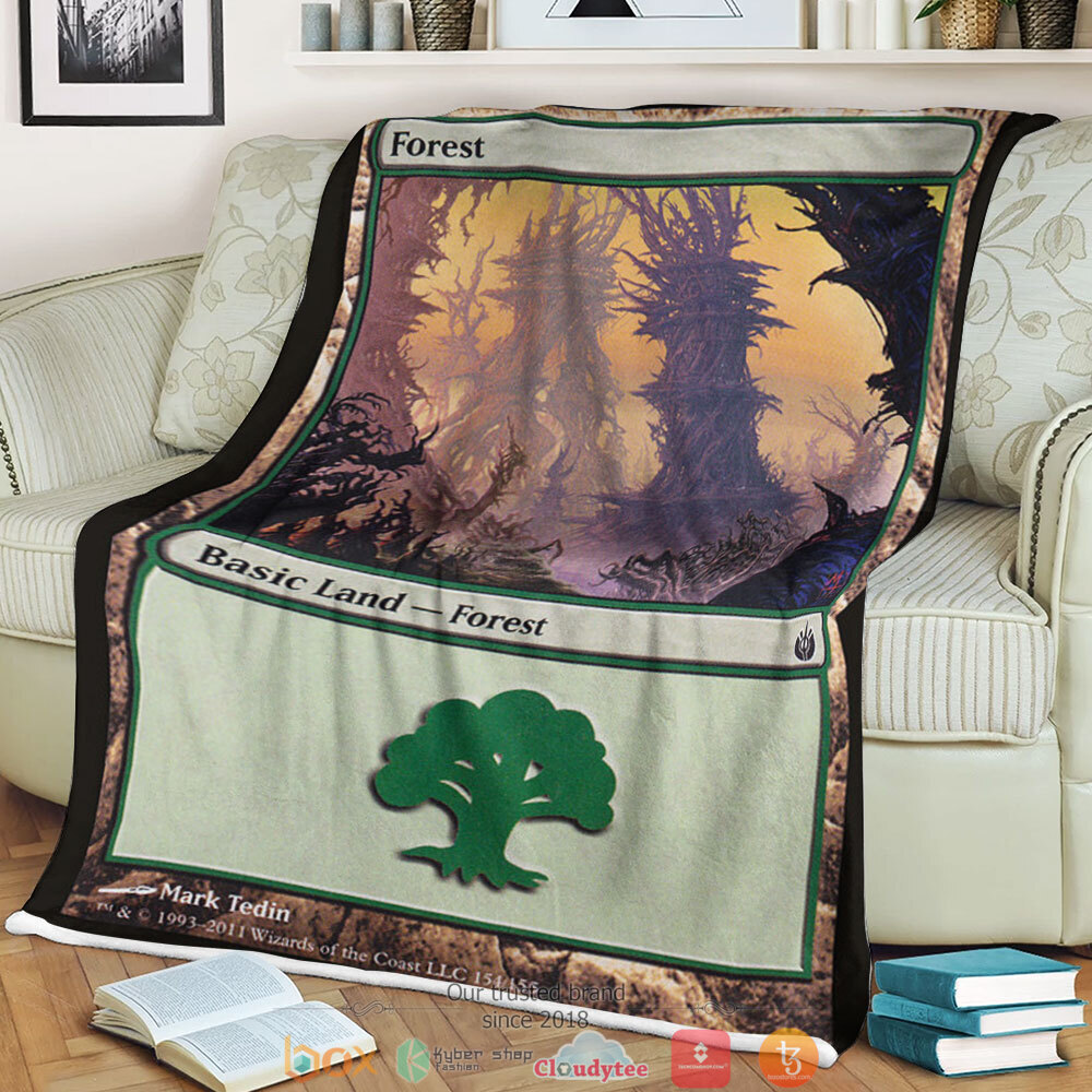 Magic The Gathering Mbs 154 Forest Blanket Magic The Gathering Mbs 154 Forest Blanket