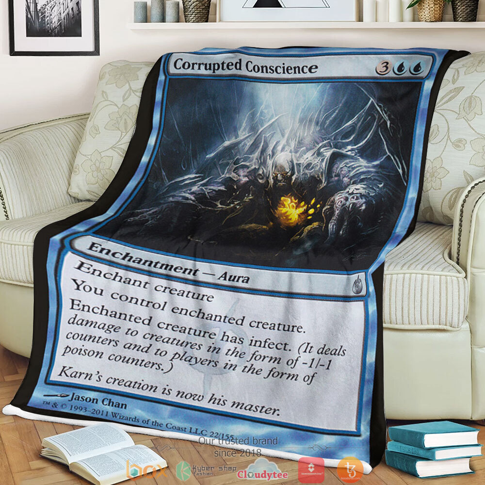 Magic The Gathering Mbs 22 Corrupted Conscience Blanket Magic The Gathering Mbs 22 Corrupted Conscience Blanket