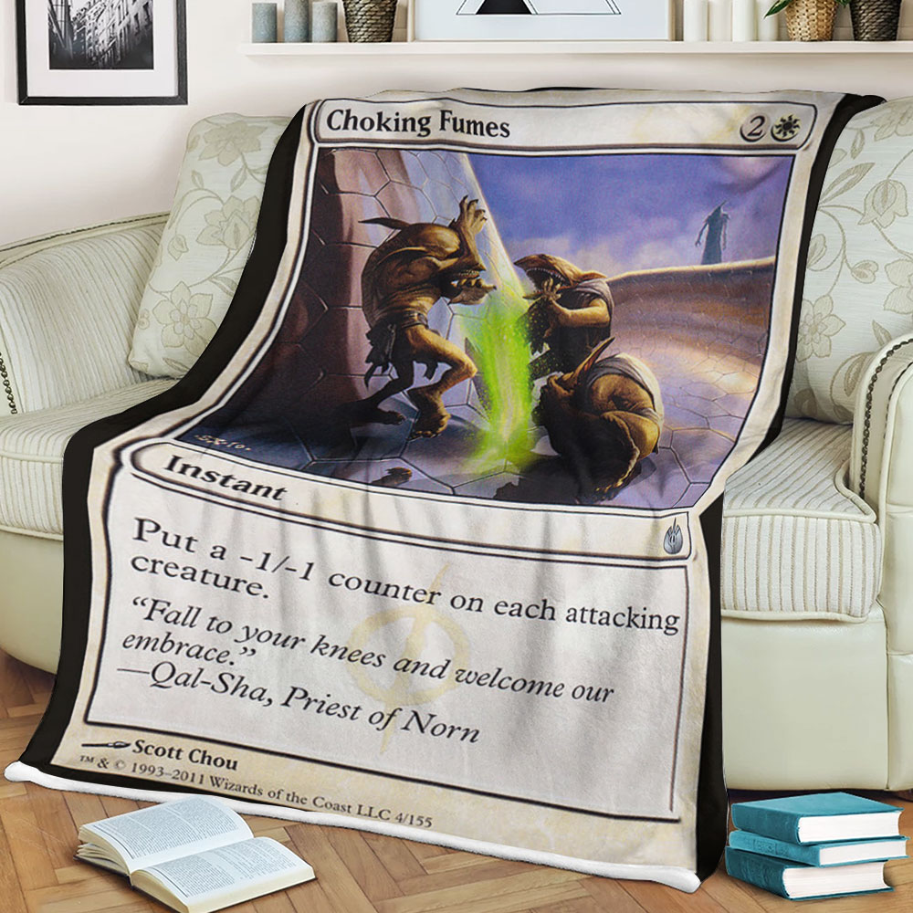 Magic The Gathering Mbs 4 Choking Fumes Blanket Magic The Gathering Mbs 4 Choking Fumes Blanket