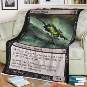 Magic The Gathering Mbs 40 Caustic Hound Blanket