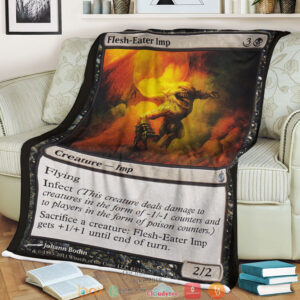 Magic The Gathering Mbs 42 Flesh Eater Imp Blanket