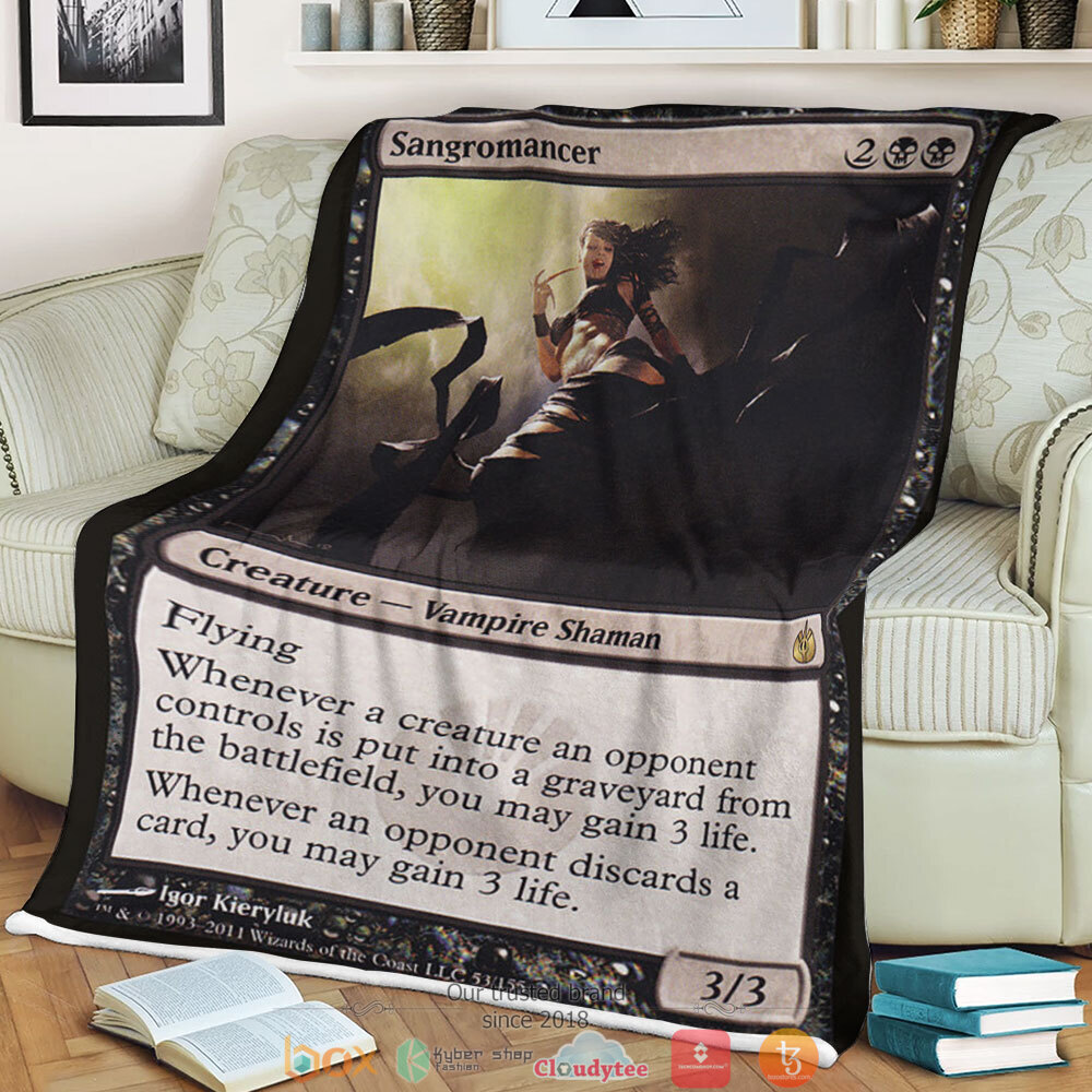 Magic The Gathering Mbs 53 Sangromancer Blanket Magic The Gathering Mbs 53 Sangromancer Blanket