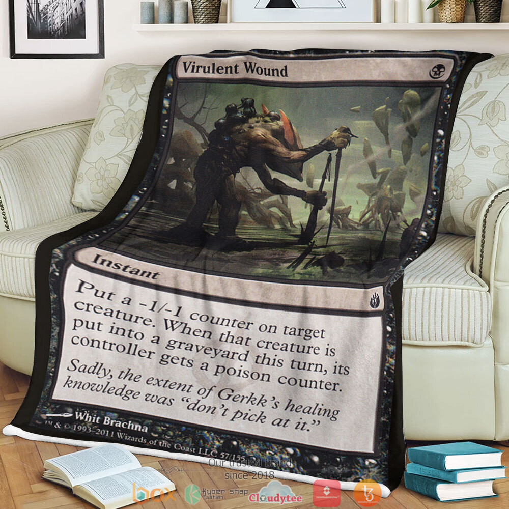 Magic The Gathering Mbs 57 Virulent Wound Blanket Magic The Gathering Mbs 57 Virulent Wound Blanket