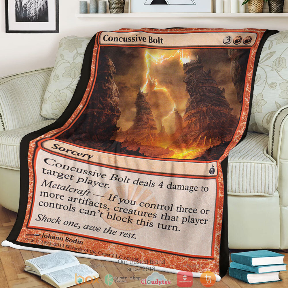 Magic The Gathering Mbs 60 Concussive Bolt Blanket Magic The Gathering Mbs 60 Concussive Bolt Blanket