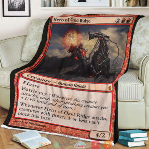 Magic The Gathering Mbs 66 Hero Of Oxid Ridge Blanket