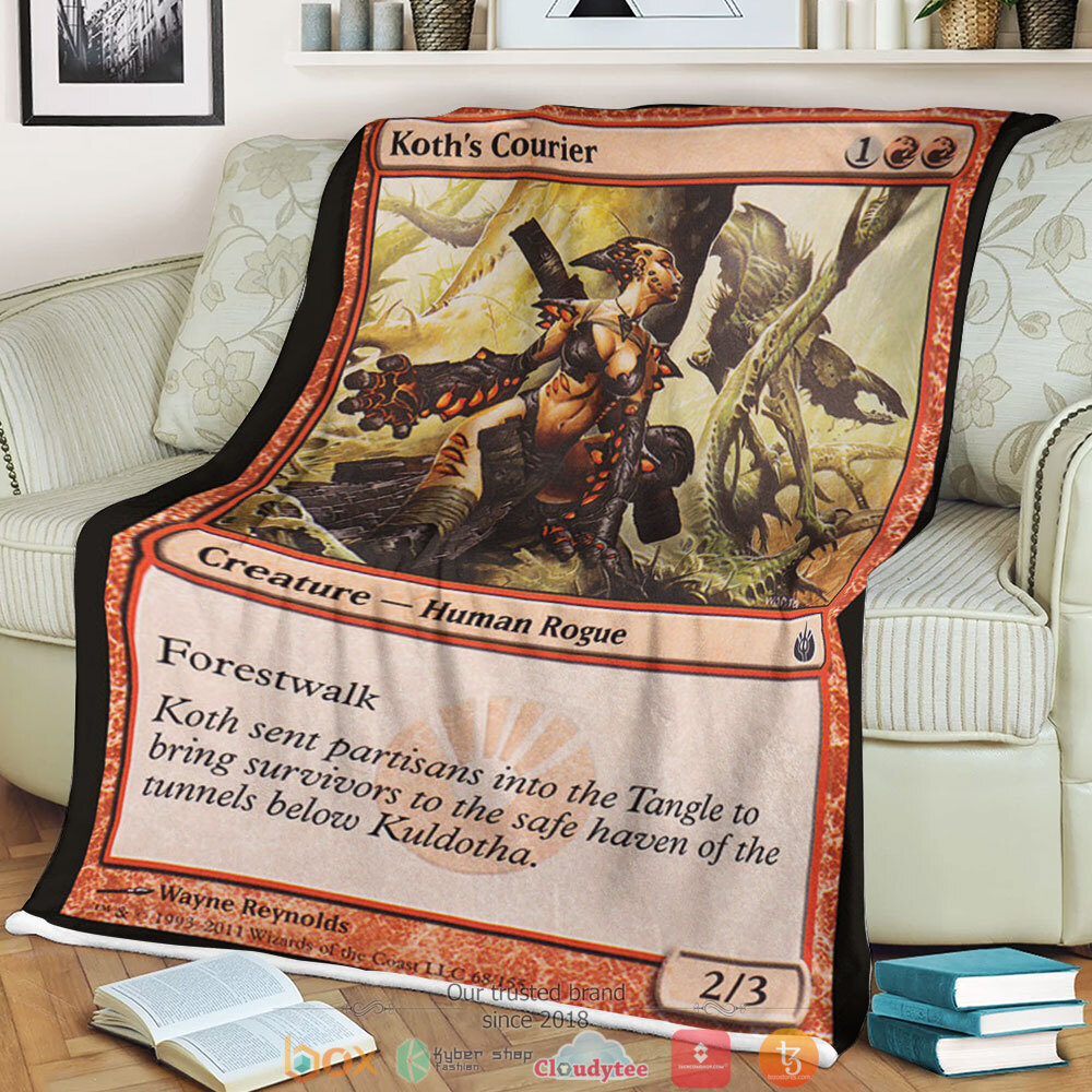 Magic The Gathering Mbs 68 Koth S Courier Blanket Magic The Gathering Mbs 68 Koth S Courier Blanket