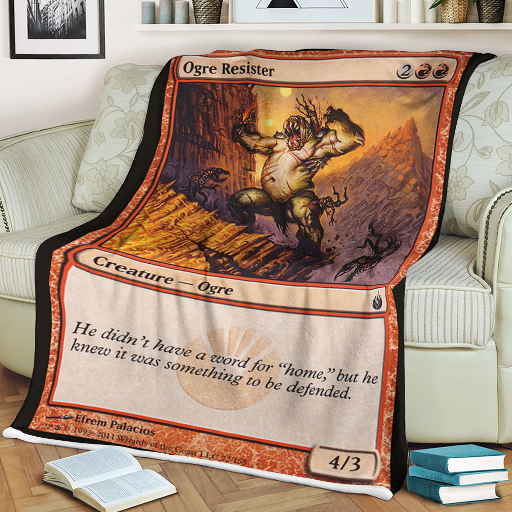Magic The Gathering Mbs 72 Ogre Resister Blanket Magic The Gathering Mbs 72 Ogre Resister Blanket
