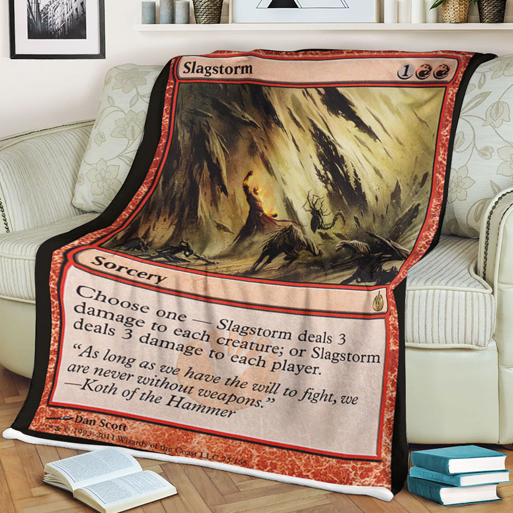 Magic The Gathering Mbs 75 Slagstorm Blanket Magic The Gathering Mbs 75 Slagstorm Blanket