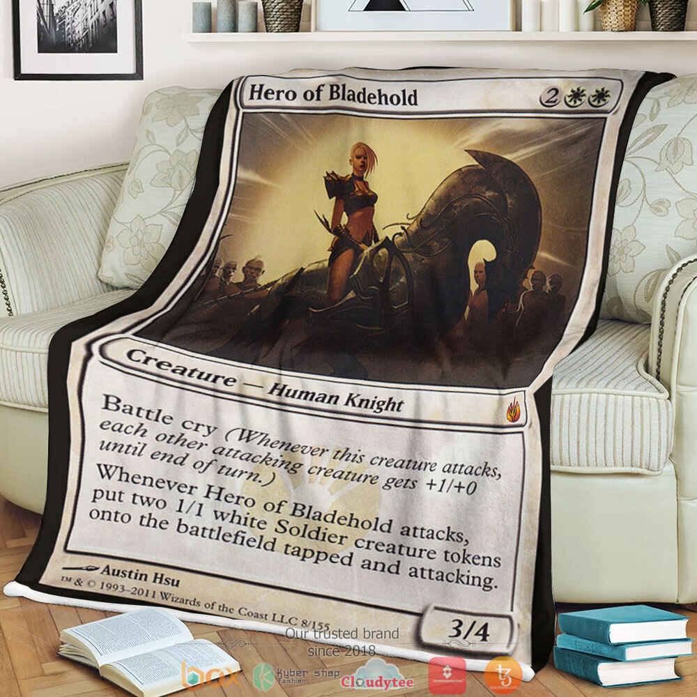 Magic The Gathering Mbs 8 Hero Of Bladehold Blanket Magic The Gathering Mbs 8 Hero Of Bladehold Blanket