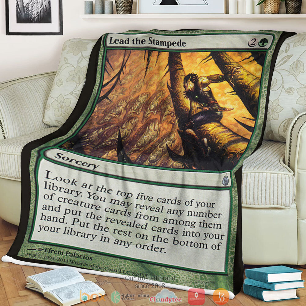 Magic The Gathering Mbs 82 Lead The Stampede Blanket Magic The Gathering Mbs 82 Lead The Stampede Blanket