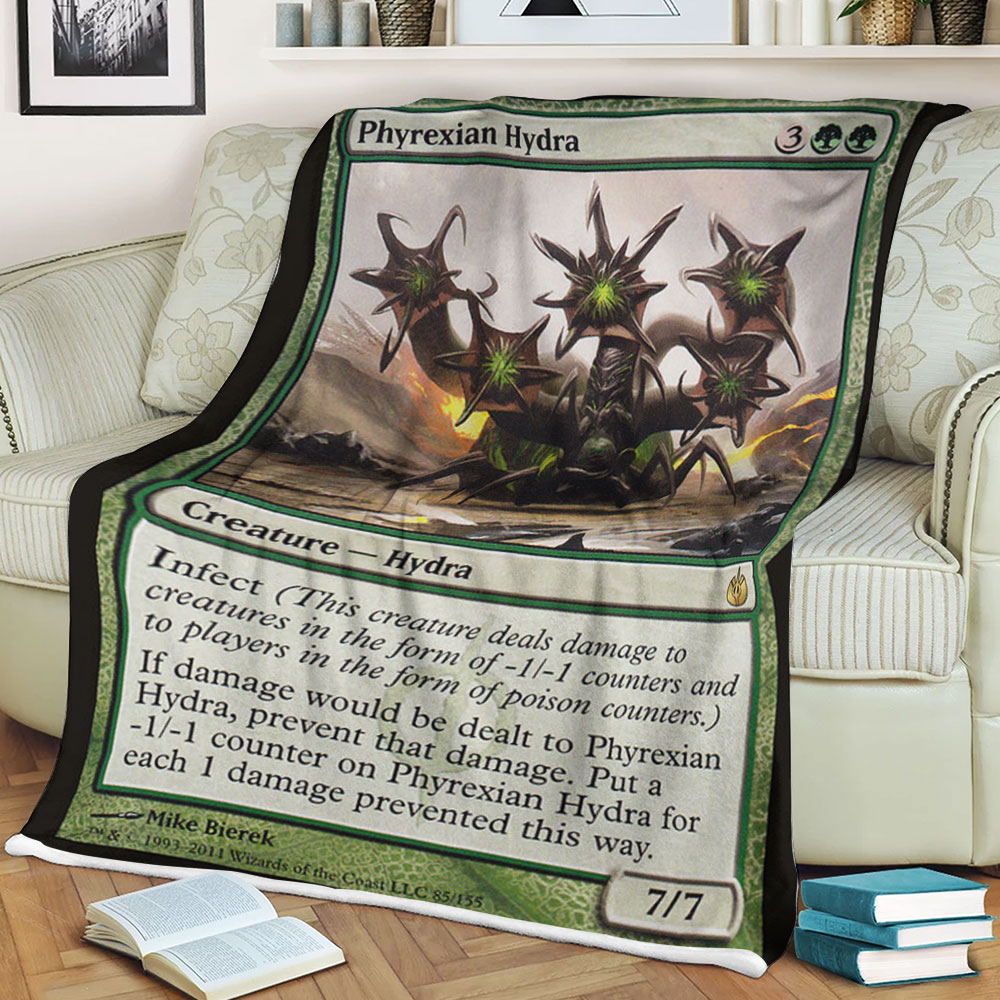 Magic The Gathering Mbs 85 Phyrexian Hydra Blanket Magic The Gathering Mbs 85 Phyrexian Hydra Blanket