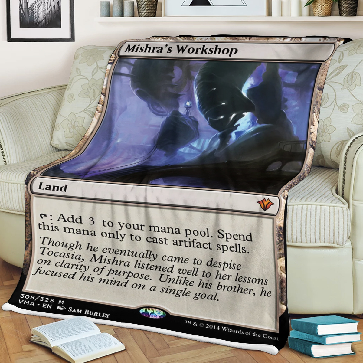 Magic The Gathering Mishras Workshop Blanket Magic The Gathering Mishras Workshop Blanket
