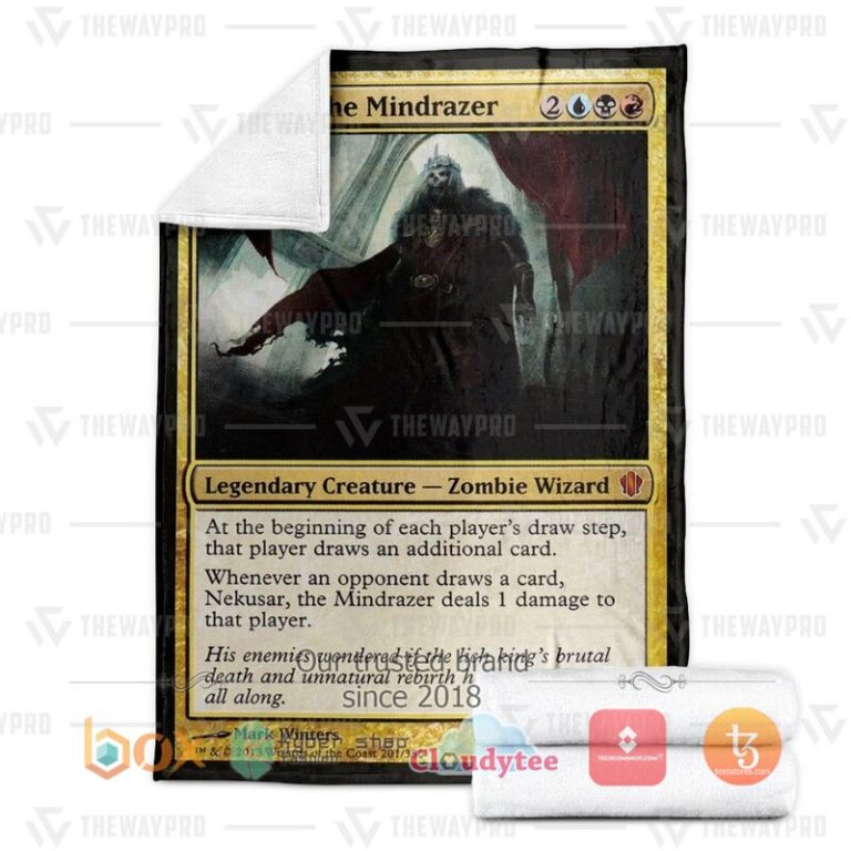 Magic-The-Gathering-Nekusar-The-Mindrazer-Blanket-2