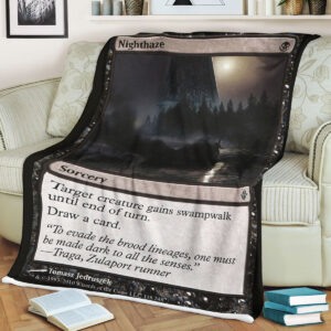 Magic The Gathering Nighthaze Sherpa Blanket