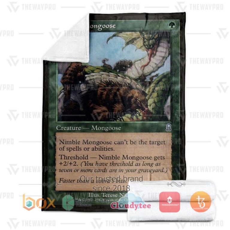 Magic-The-Gathering-Nimble-Mongoose-Blanket-2