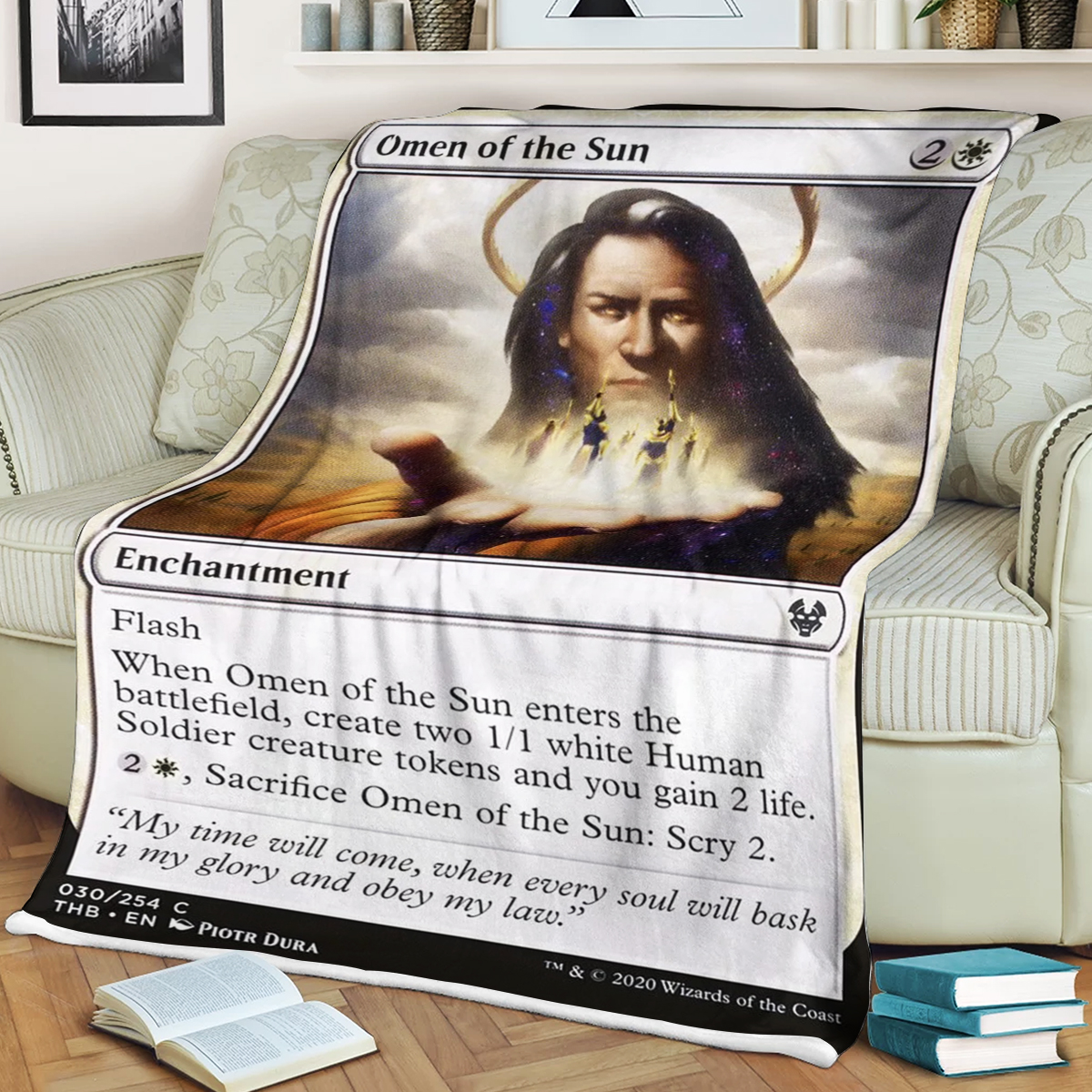 Magic The Gathering Omen Of The Sun Blanket Magic The Gathering Omen Of The Sun Blanket