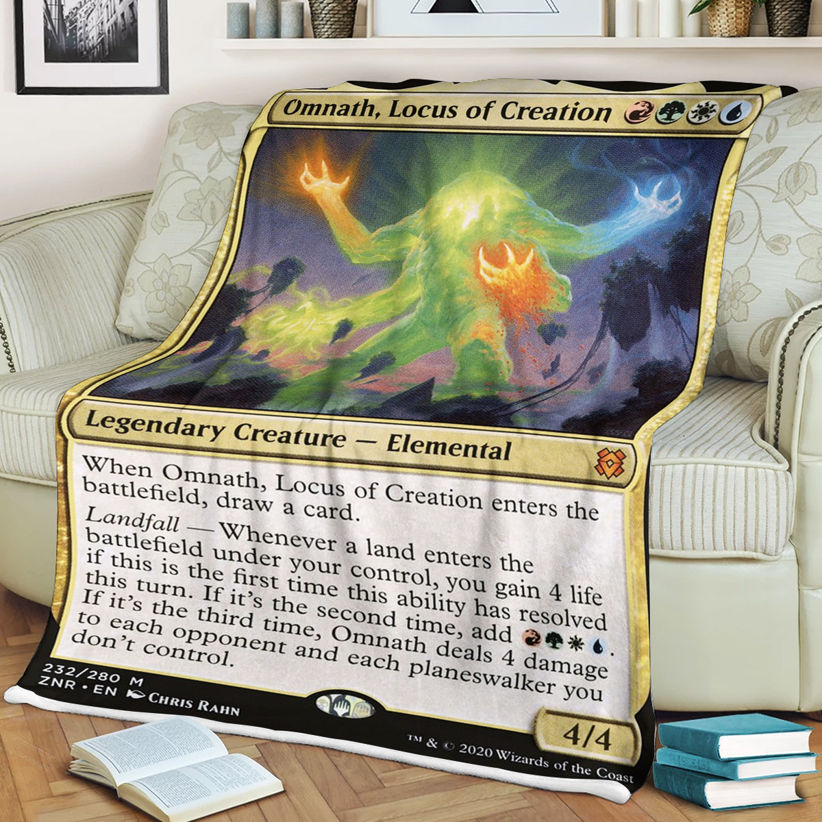 Magic The Gathering Omnath Locus Of Creation Blanket Magic The Gathering Omnath Locus Of Creation Blanket
