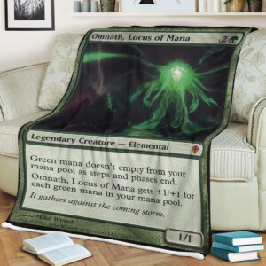 Magic The Gathering Omnath Locus Of Mana Blanket