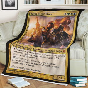 Magic The Gathering Rafiq Of The Many Blanket