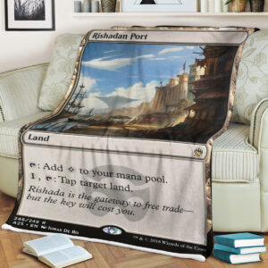 Magic The Gathering Rishadan Port Sherpa Blanket