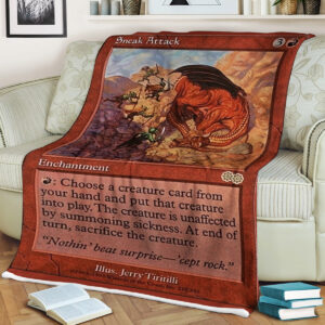 Magic The Gathering Sneak Attack Blanket