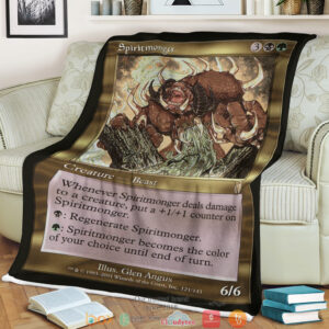 Magic The Gathering Spiritmonger Blanket