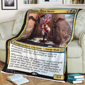 Magic The Gathering Taigam Ojutai Master Sherpa Blanket