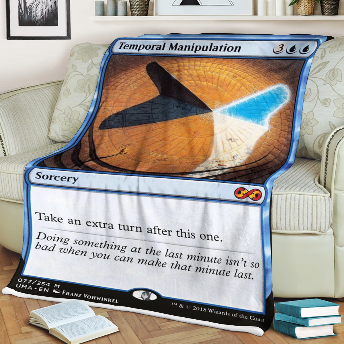Magic The Gathering Temporal Manipulation Blanket Magic The Gathering Temporal Manipulation Blanket
