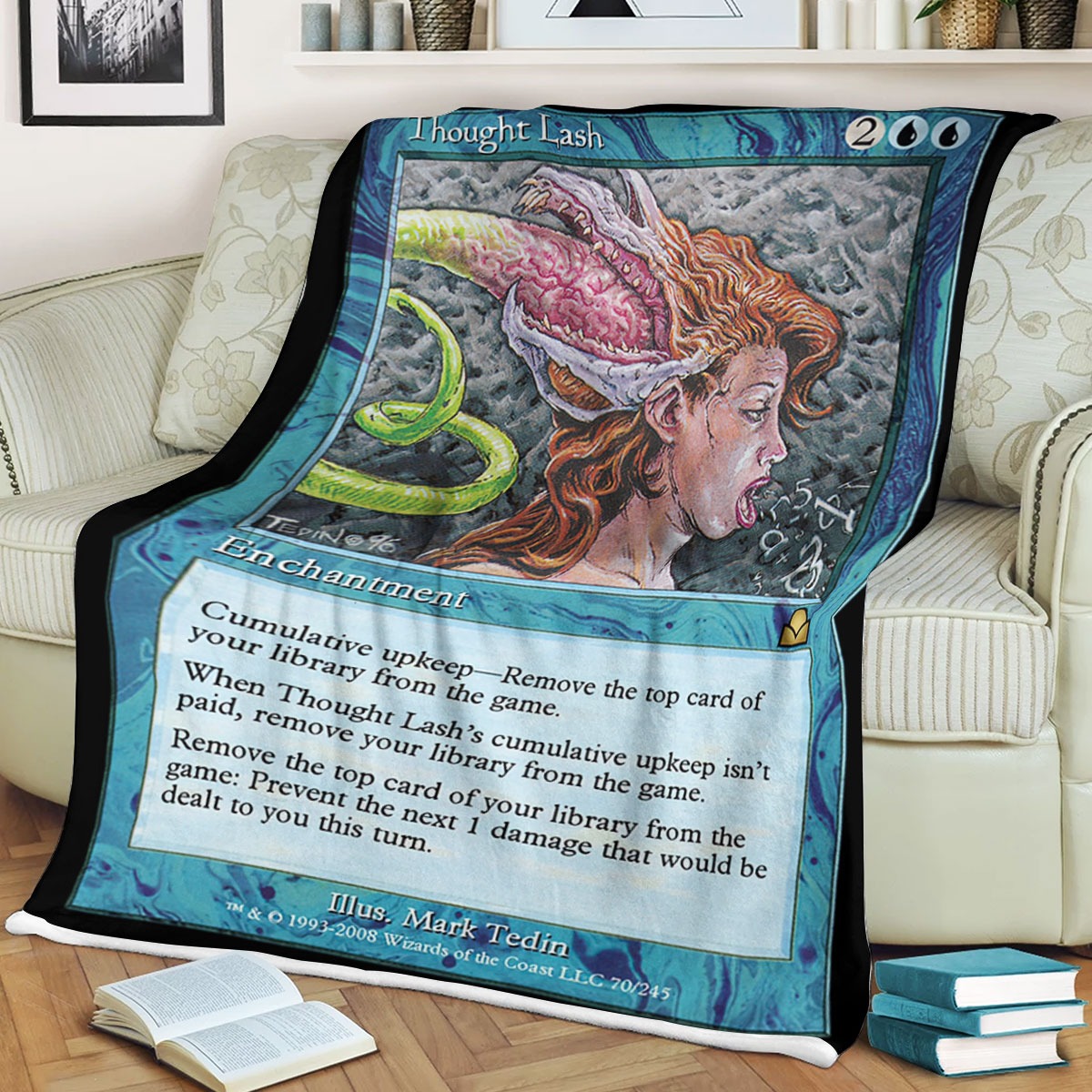 Magic The Gathering Thought Lash Sherpa Blanket Magic The Gathering Thought Lash Sherpa Blanket