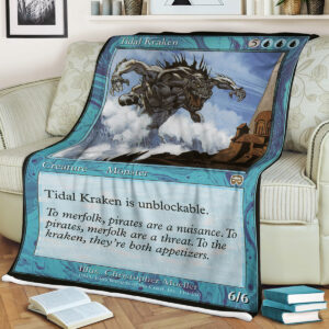 Magic The Gathering Tidal Kraken Blanket