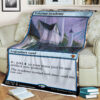 Magic The Gathering Tolarian Academy Sherpa Blanket