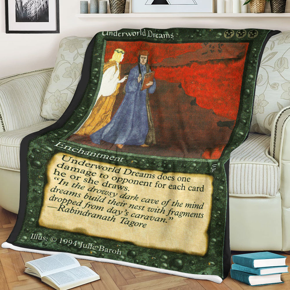 Magic The Gathering Underworld Dreams Blanket Magic The Gathering Underworld Dreams Blanket