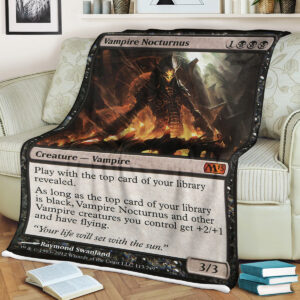 Magic The Gathering Vampire Nocturnus Blanket