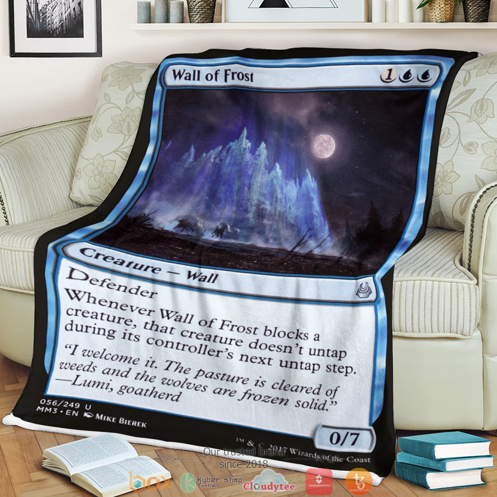 Magic The Gathering Wall Of Frost Blanket Magic The Gathering Wall Of Frost Blanket