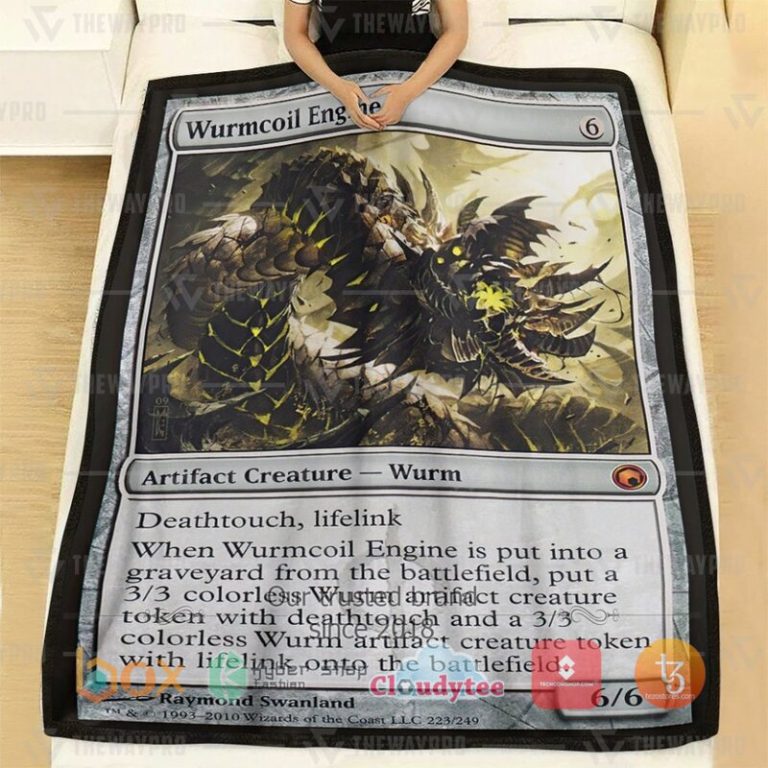 Magic-The-Gathering-Wurmcoil-Engine-Blanket-1