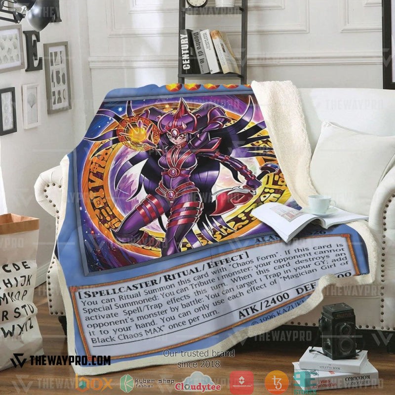 Magician Girl Of Black Chaos Max Soft Blanket 2 Magician Girl Of Black Chaos Max Soft Blanket 2