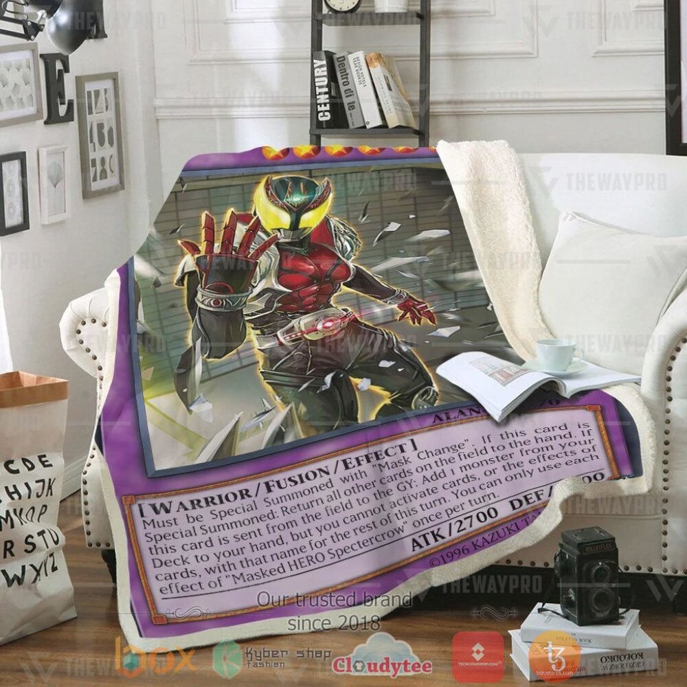 Masked Hero Spectercrow Custom Soft Blanket Masked Hero Spectercrow Custom Soft Blanket