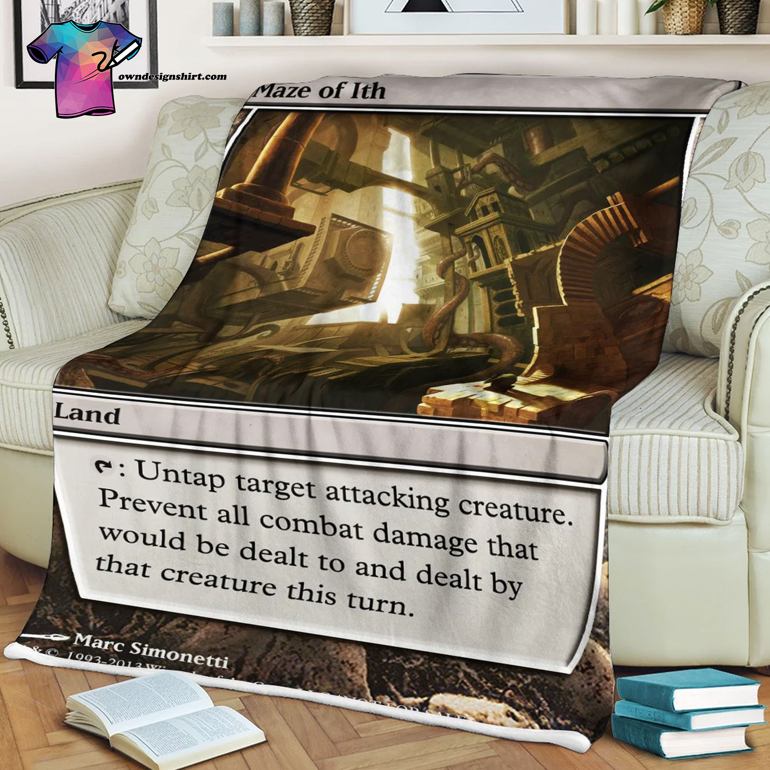 Maze Of Ith Game Magic The Gathering Blanket Maze Of Ith Game Magic The Gathering Blanket