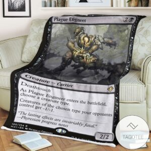 Mh1 100 Plague Engineer Mtg Game Magic The Gathering Blanket
